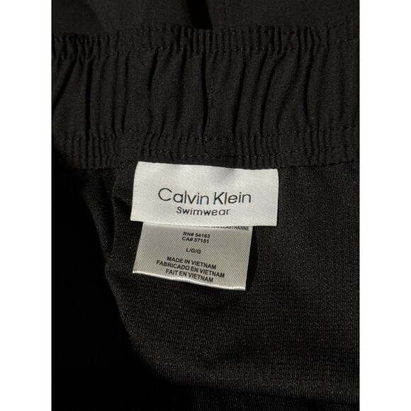 Calvin Klein Black Board Shorts Swim Trunks Boardshorts L NWT - Picture 10 of 11